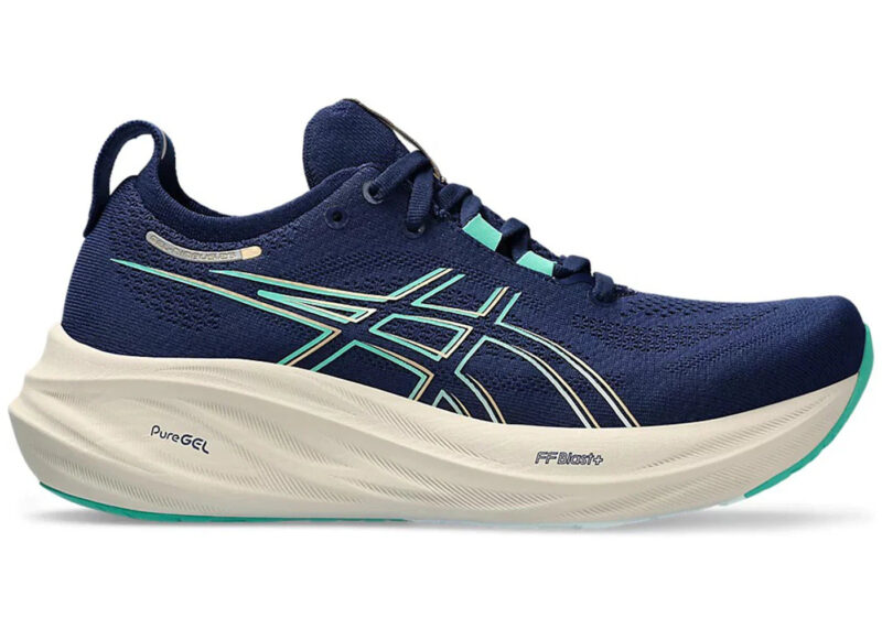 ASICS Gel-Nimbus 26 Blue Expanse Aurora Green (Women's) - Image 2