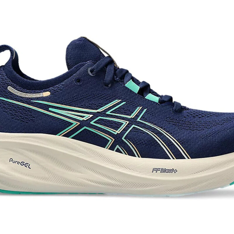 ASICS Gel-Nimbus 26 Blue Expanse Aurora Green (Women's)