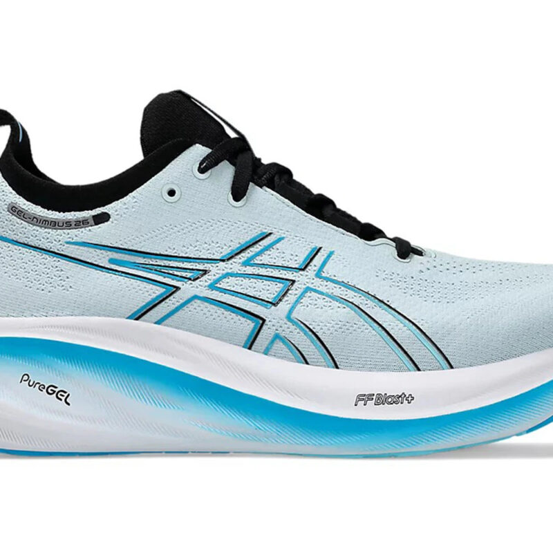 ASICS Gel-Nimbus 26 Cool Grey Bright Cyan