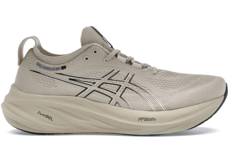 ASICS Gel-Nimbus 26 Feather Grey Black Men's - 1011B794-021 - US - Image 2