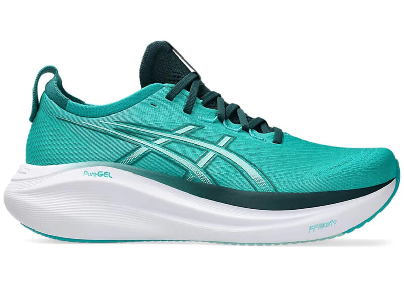 ASICS Gel-Nimbus 27 Wave Teal Saxon Green Men's - 1011B958-400 - US