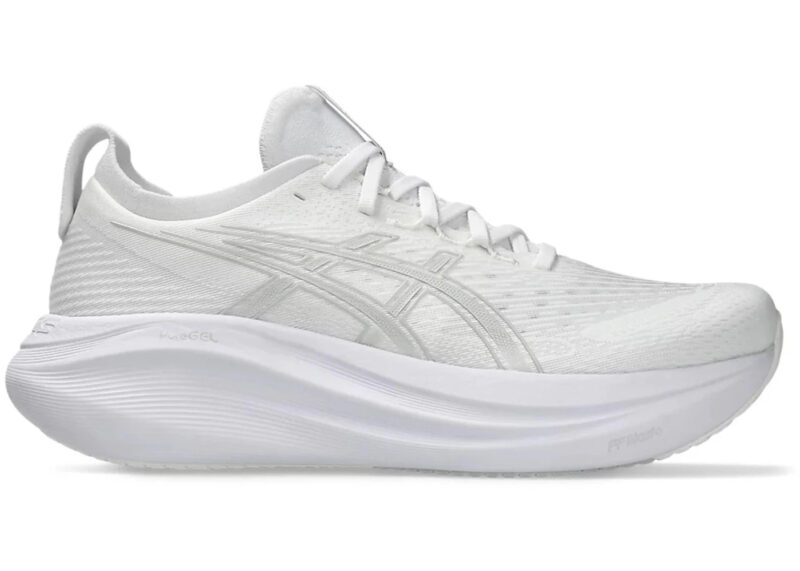 ASICS Gel-Nimbus 27 White Glacier Grey