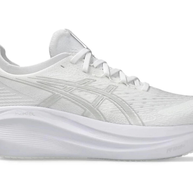 ASICS Gel-Nimbus 27 White Glacier Grey