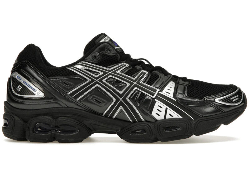 ASICS Gel-Nimbus 9 Black Pure Silver - Image 2