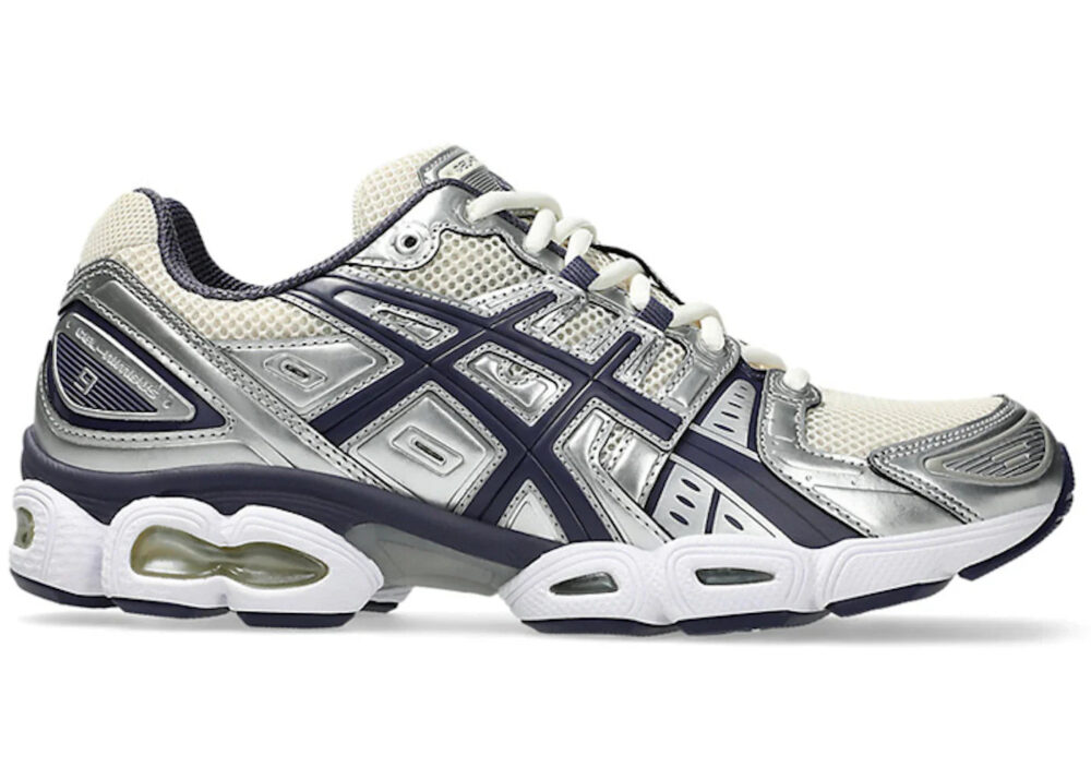 ASICS Gel-Nimbus 9 Oatmeal Indigo Fog - Image 2