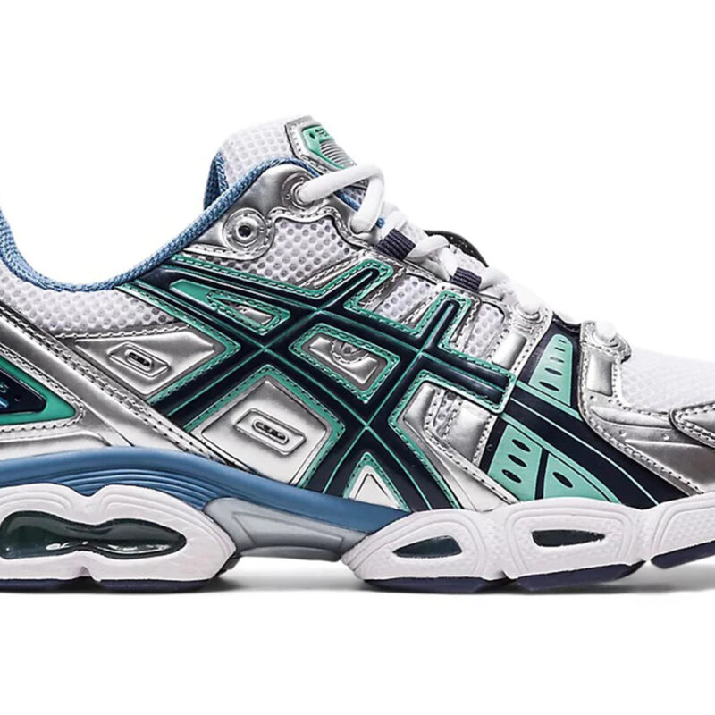 ASICS Gel-Nimbus 9 White Mint Steel Blue Men's - 1201A424-104 - US