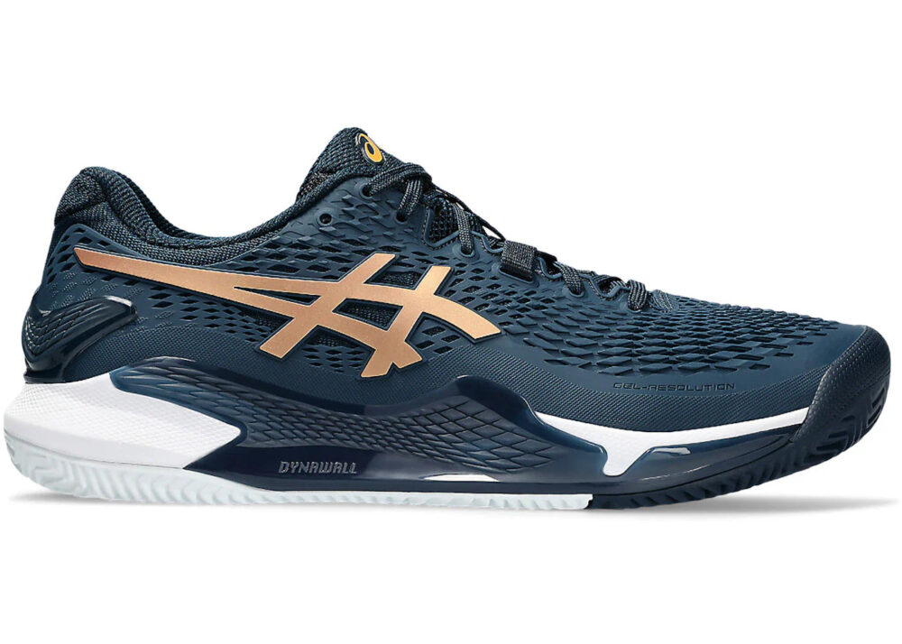 ASICS Gel-Resolution 9 Clay French Blue Pure Gold - Image 2