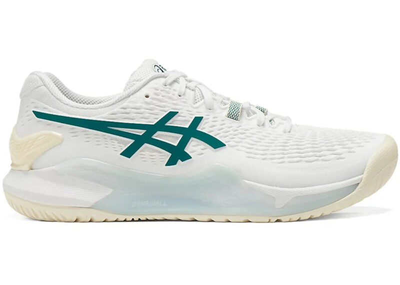 ASICS Gel-Resolution 9 White Pitch Green - Image 2