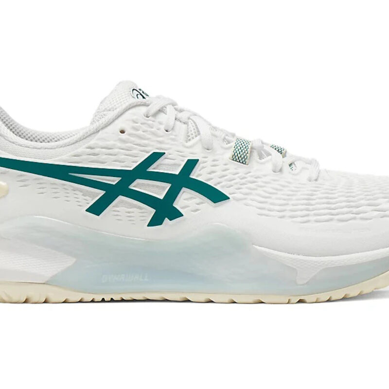 ASICS Gel-Resolution 9 White Pitch Green Men's - 1041A435-101