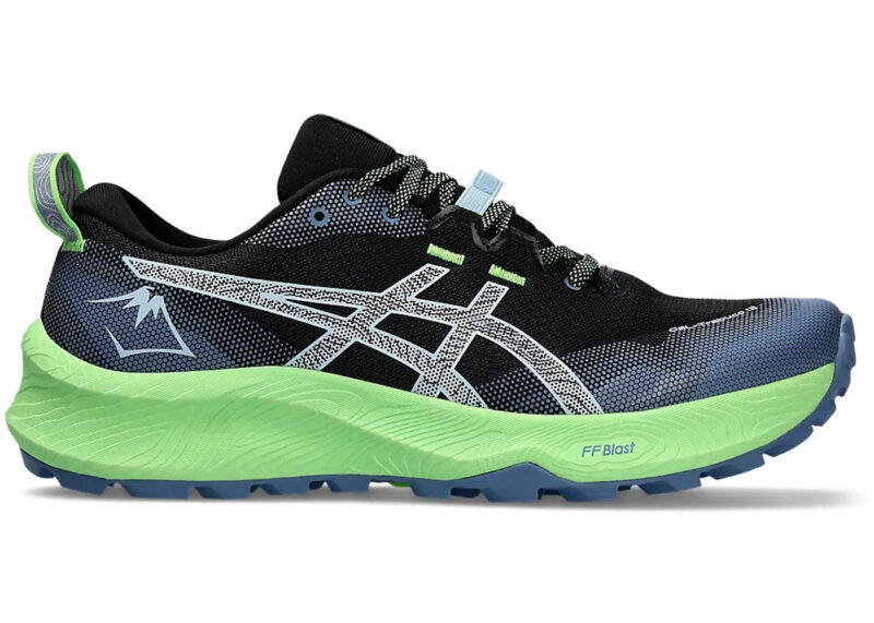 ASICS Gel-Trabuco 12 Black Light Blue Green Men's - 1011B799-001 - US