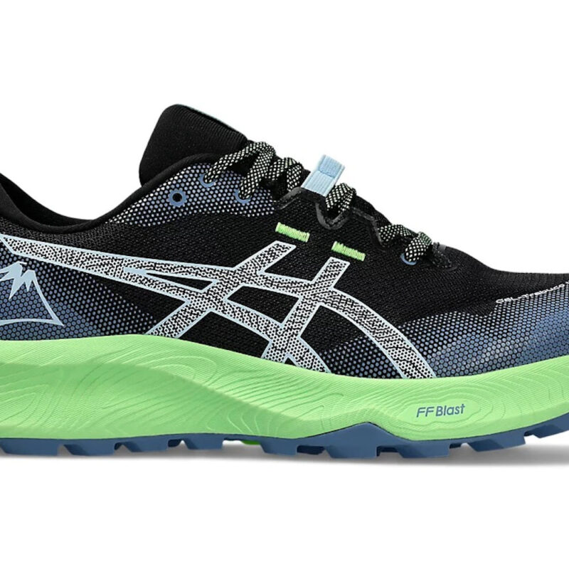 ASICS Gel-Trabuco 12 Black Light Blue Green Men's - 1011B799-001 - US
