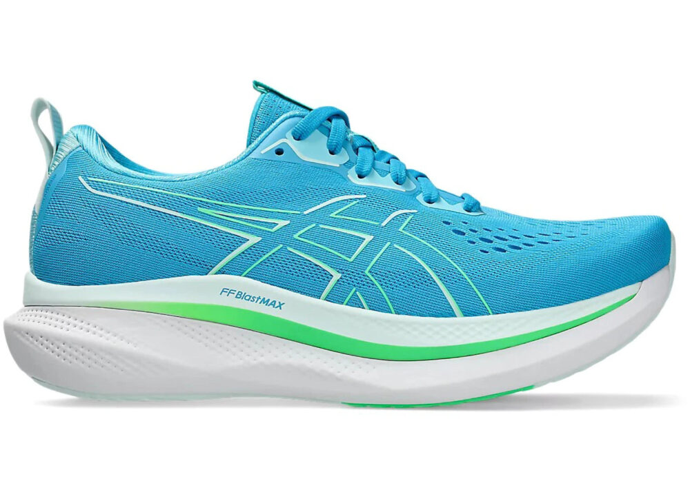ASICS GlideRide Max Digital Aqua New Leaf