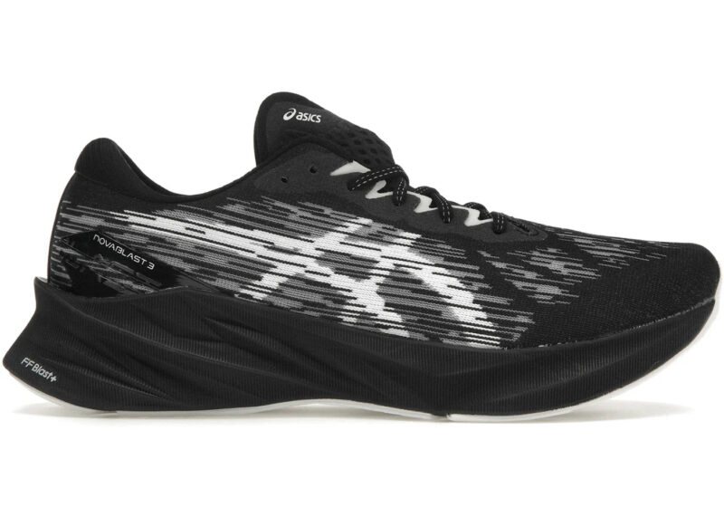 ASICS Novablast 3 Black White Men's - 1011B458-002 - US - Image 2
