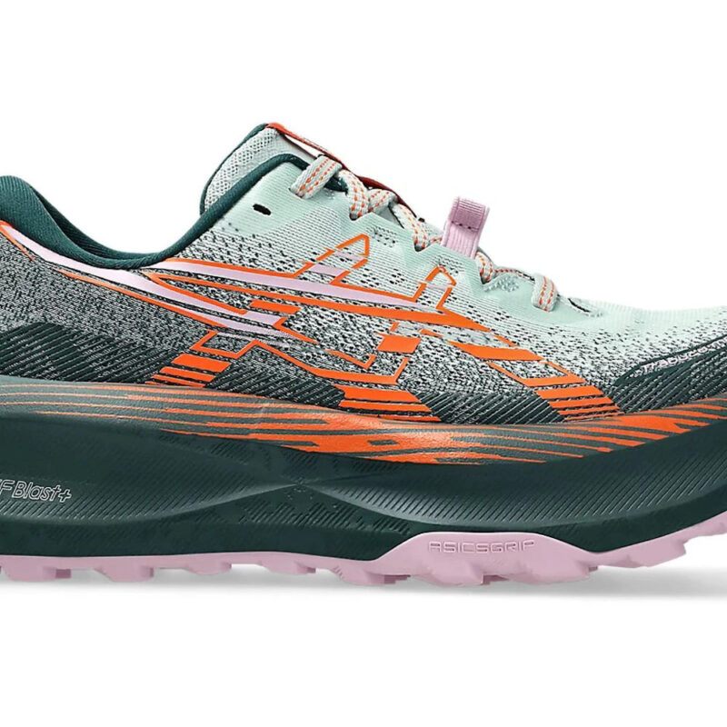 ASICS Trabuco Max 4 Cold Moss Nova Orange