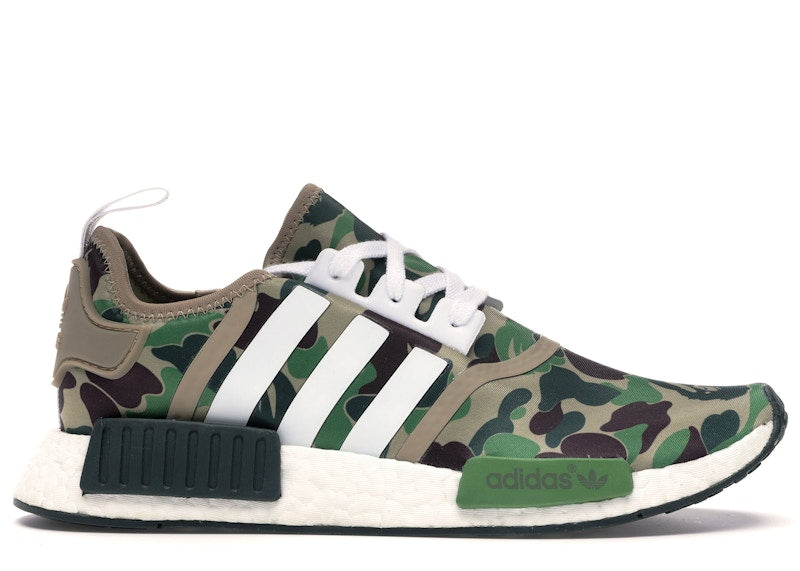 adidas NMD R1 Bape Olive Camo
