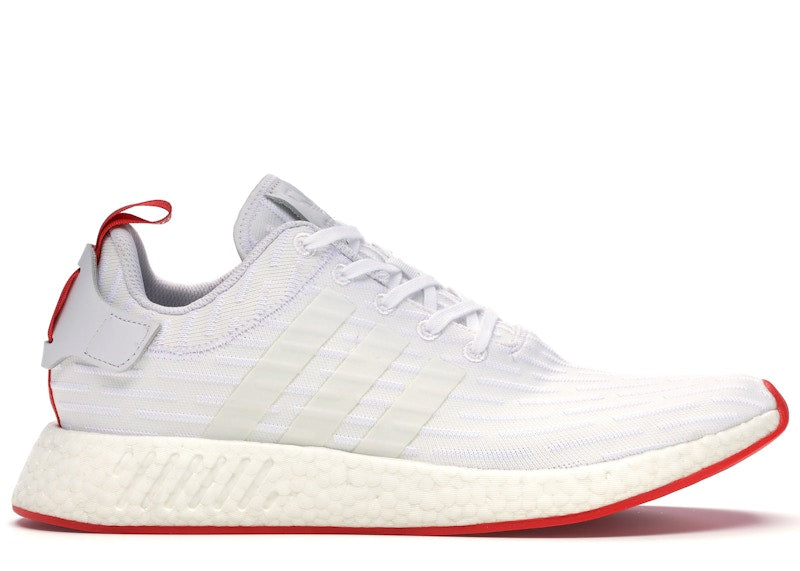 adidas NMD R2 White Core Red Two Toned