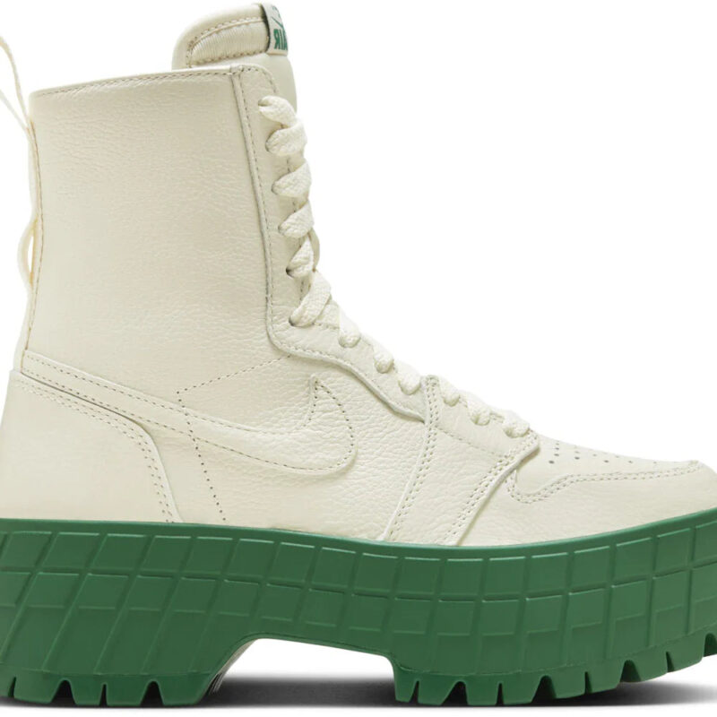 Jordan 1 High Brooklyn Coconut Milk Pine Green (Women's)