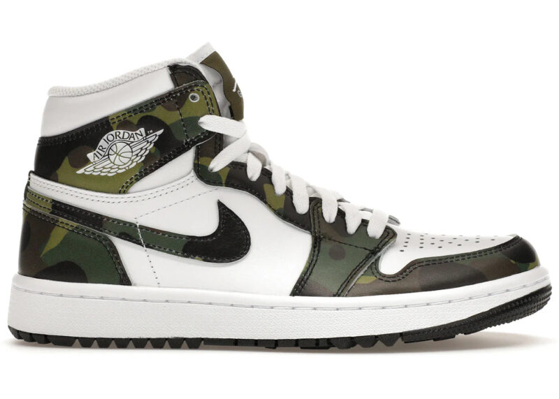 Jordan 1 High Golf Camo Men's - DQ0660-300 - US - Image 2