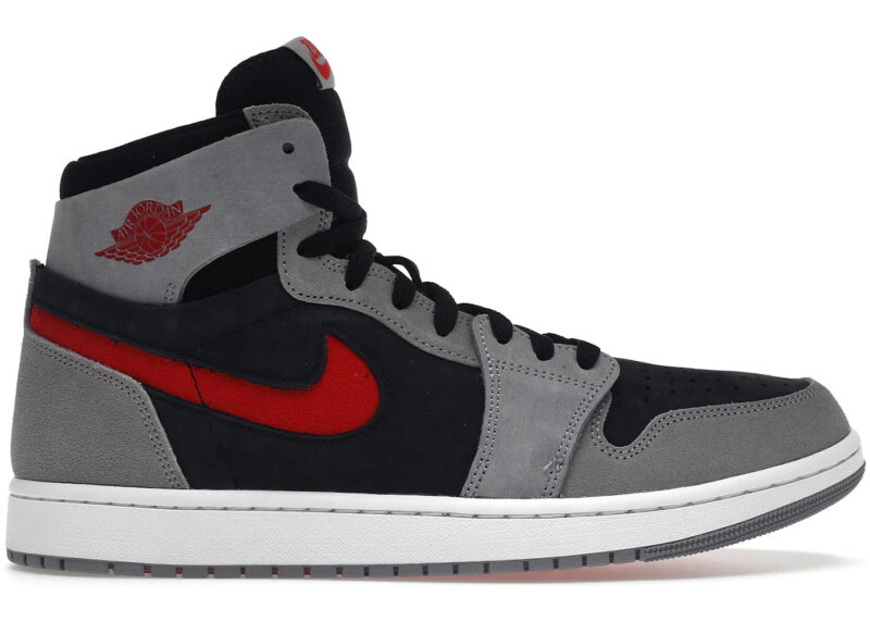 Jordan 1 High Zoom Air CMFT 2 Black Fire Red Cement - Image 2