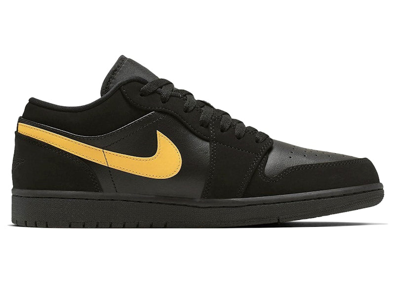 Jordan 1 Low Black University Gold