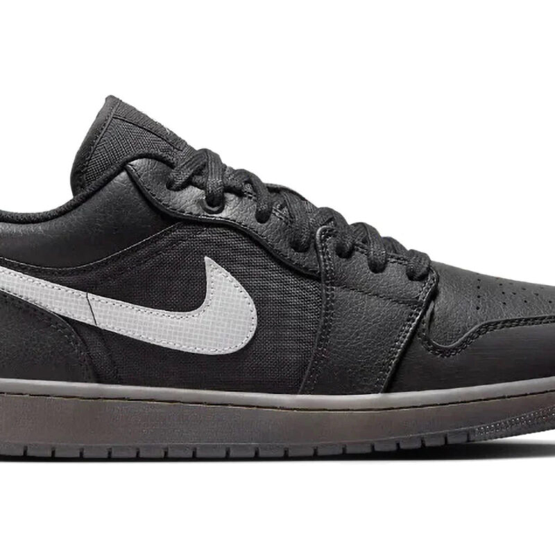 Jordan 1 Low Black White Dark Smoke Grey