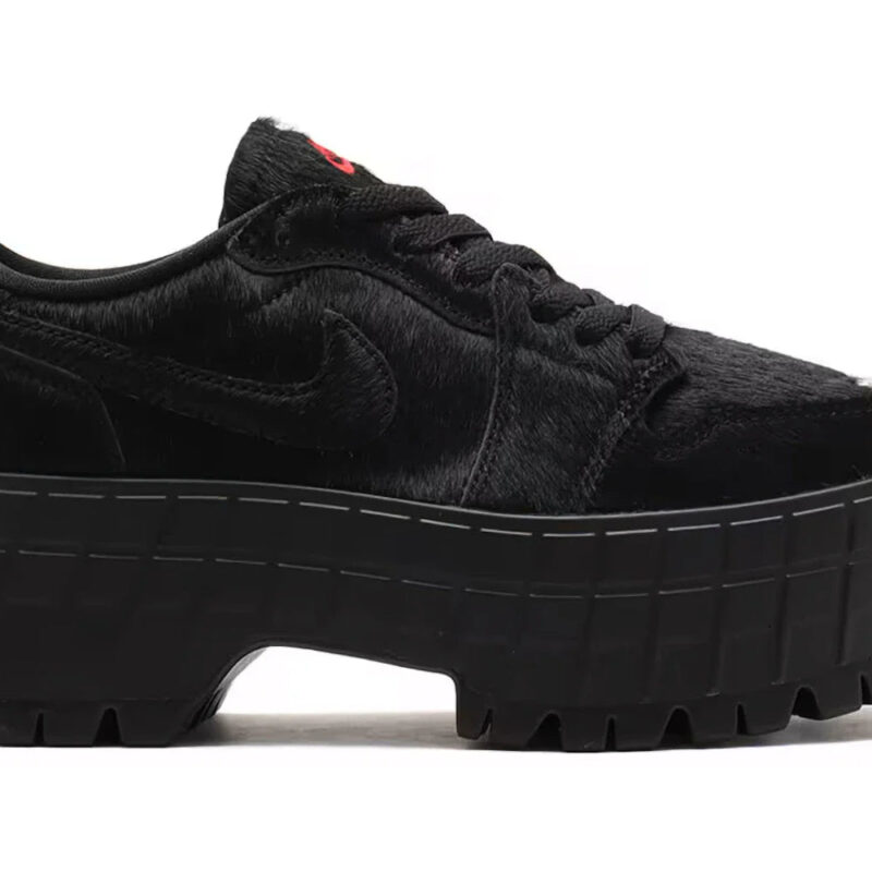 Jordan 1 Low Brooklyn Black Gym Red (Women's)