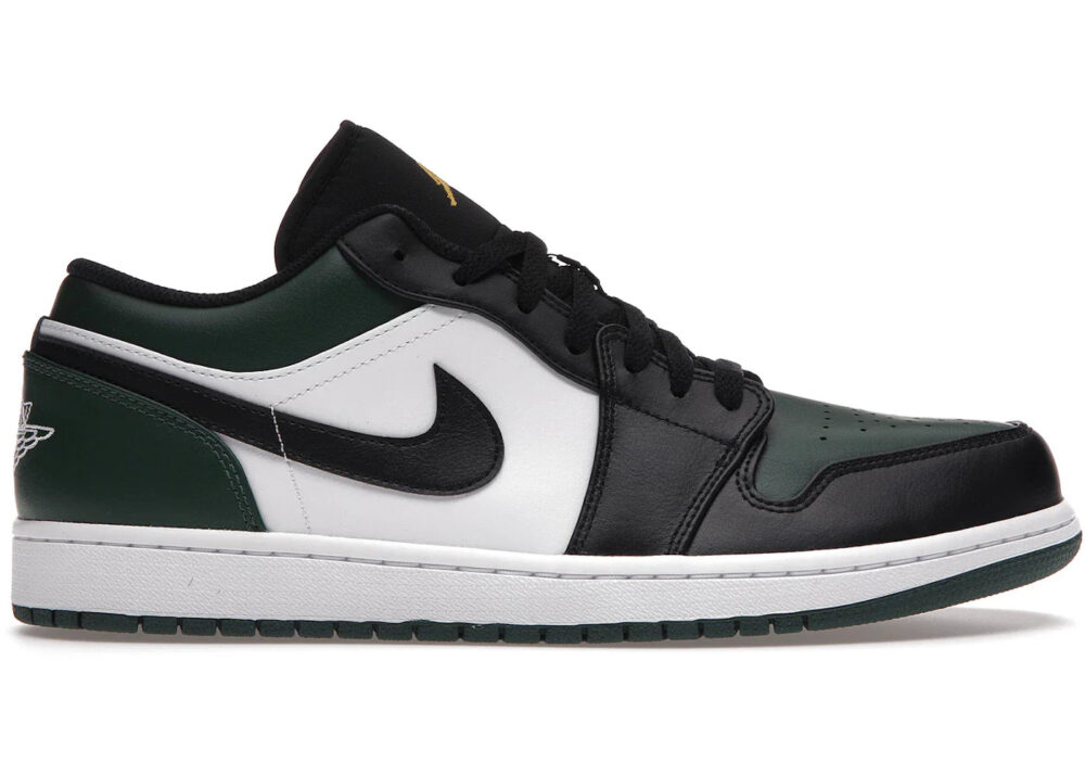 Jordan 1 Low Green Toe Men's - 553558-371 - US - Image 2