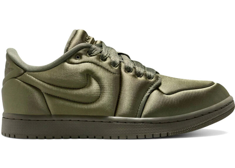 Jordan 1 Low Method of Make Satin Medium Olive (Women's) - HF3969-201