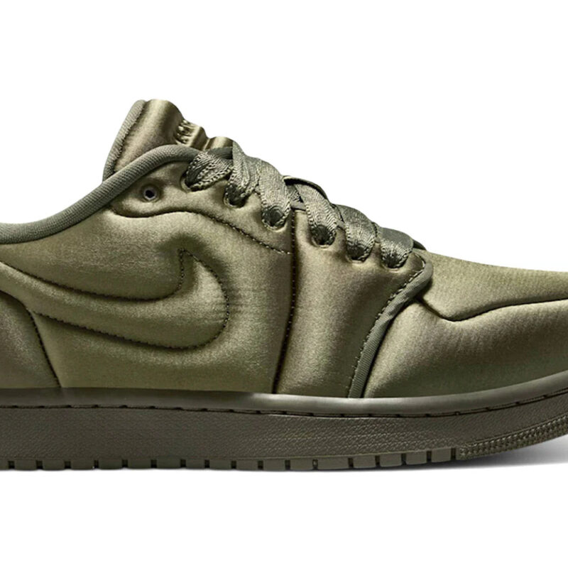 Jordan 1 Low Method of Make Satin Medium Olive (Women's) - HF3969-201