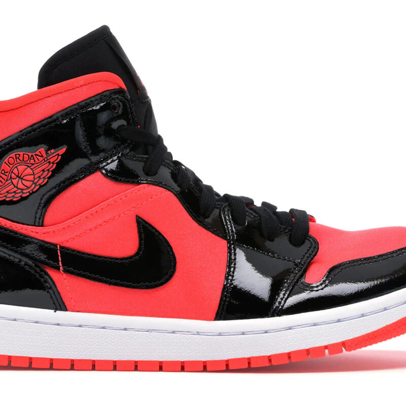 Jordan 1 Mid Hot Punch Black (Women's) - BQ6472-600 - US