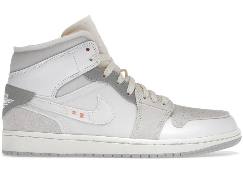 Jordan 1 Mid SE Craft Inside Out White Grey Men's - DM9652-100 - US - Image 2