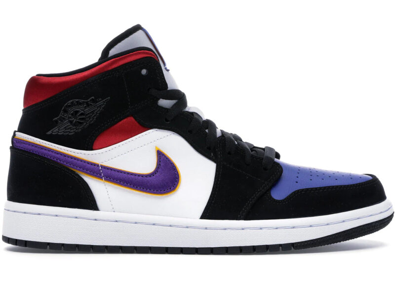 Jordan 1 Mid Lakers Top 3 Men's - 852542-005 - US - Image 2