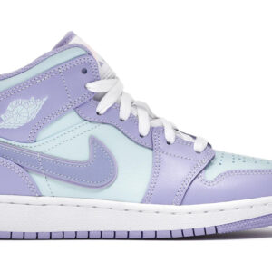 Air Jordan 1 Mid Purple Aqua - Image 2