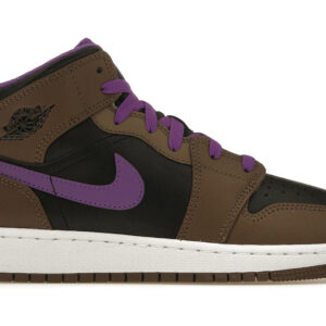 Jordan 1 Mid Purple Mocha Men's - DQ8426-215 - US - Image 2