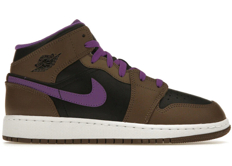 Jordan 1 Mid Purple Mocha Men's - DQ8426-215 - US - Image 2