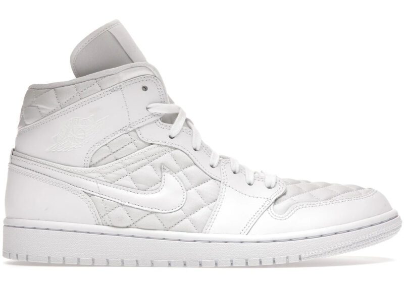 Jordan 1 Mid Quilted White (Women's) - DB6078-100 - US