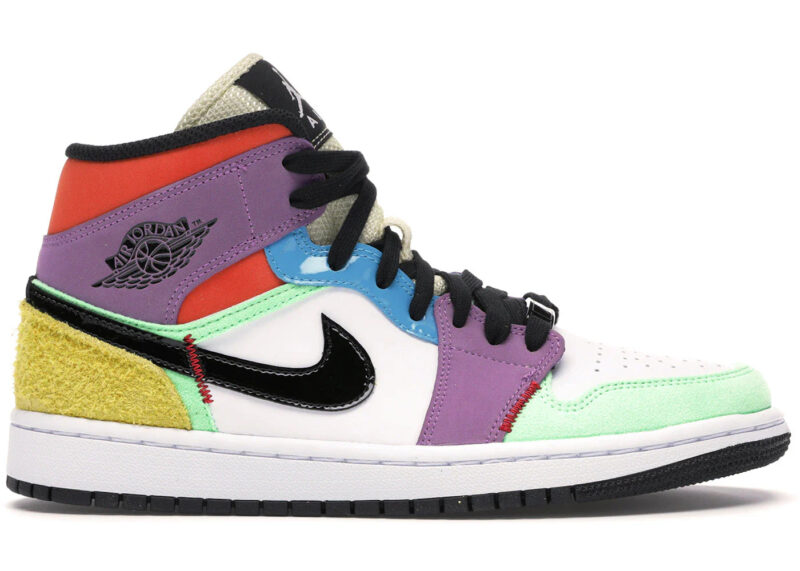 Jordan 1 Mid SE Multi-Color (Women's) - CW1140-100 - US