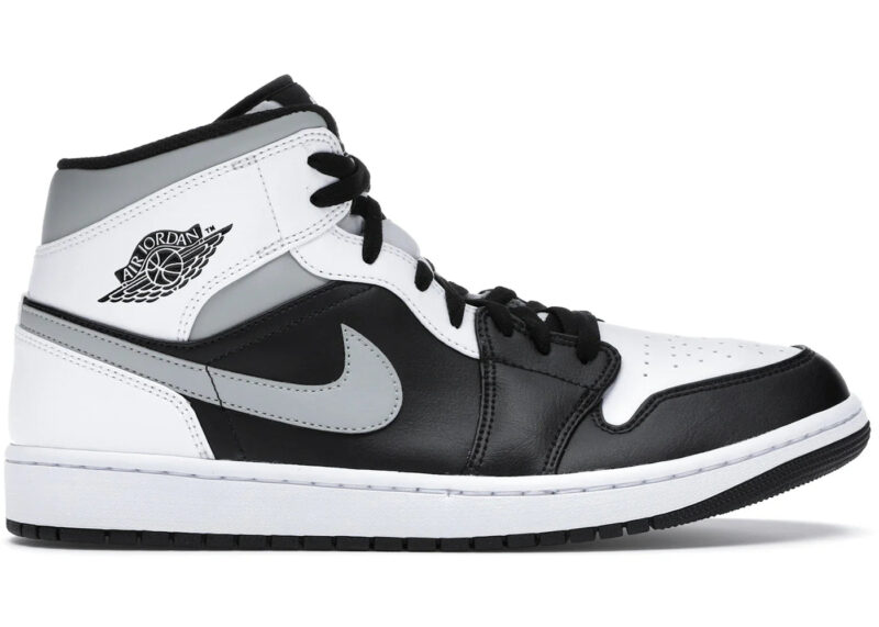 Jordan 1 Mid White Shadow Men's - 554724-073 - US - Image 2