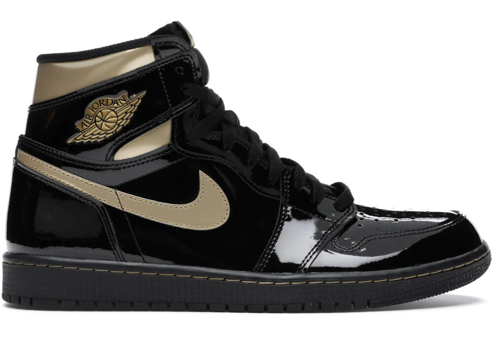 Jordan 1 Retro High Black Metallic Gold (2020) - Image 2