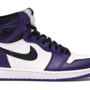 Air Jordan 1 Retro High Court Purple White Men's - 555088-500 - US - Image 2