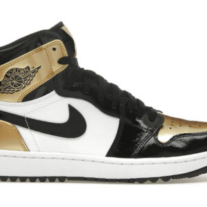 Jordan 1 Retro High Golf Patent Gold Toe - Image 2
