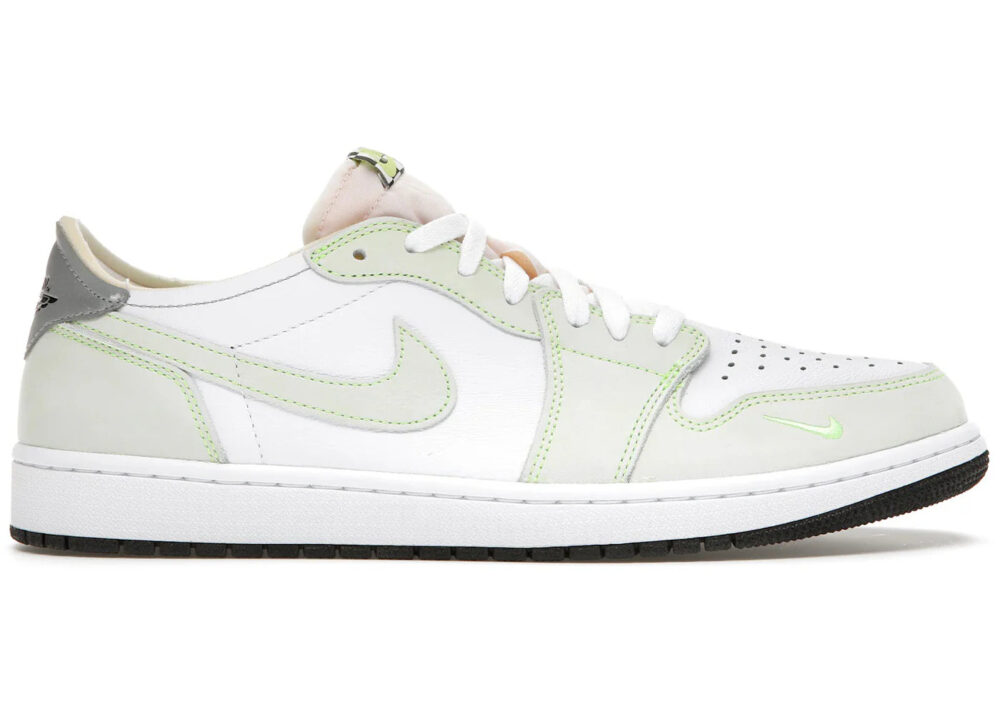 Jordan 1 Retro Low White Ghost Green Black - Image 2
