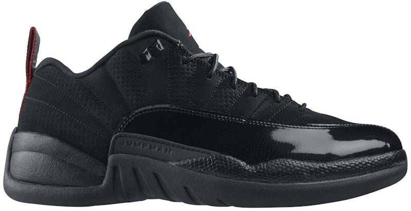 Jordan 12 Retro Low Black Patent