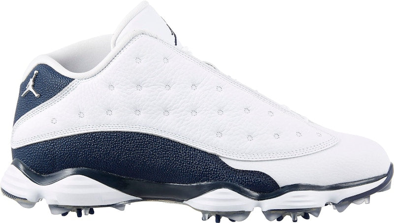 Jordan 13 Retro Golf White Navy Blue