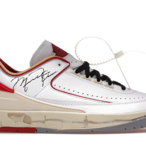 Jordan 2 Retro Low SP Off-White White Red - Image 2