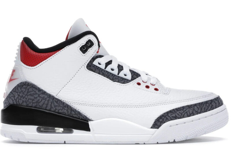 Jordan 3 Retro SE Fire Red Denim (2020) - Image 2