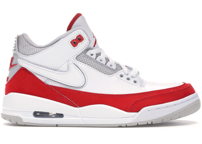 Jordan 3 Retro Tinker White University Red Men's - CJ0939-100 - US - Image 2