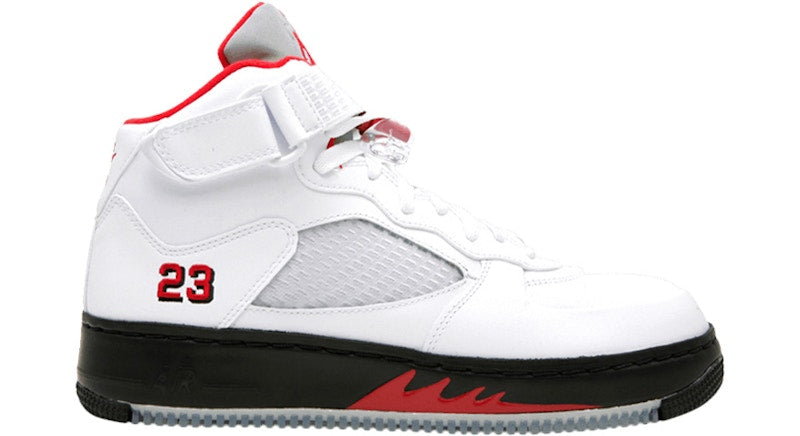 Jordan 5 Fusion Varsity White Red