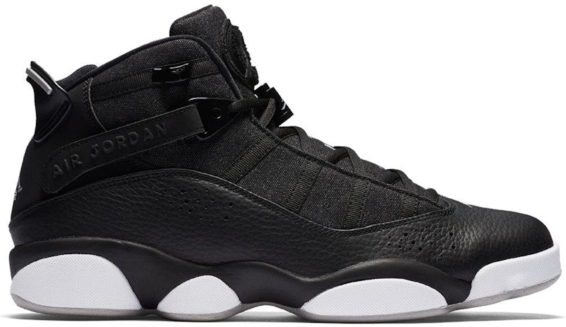 Jordan 6 Rings Black Matte Silver