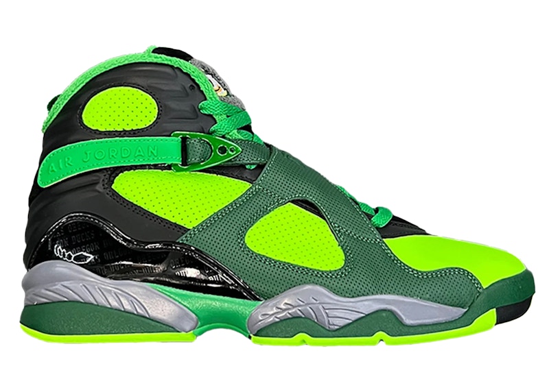 Jordan 8 Retro University of Oregon PE Gorge Green
